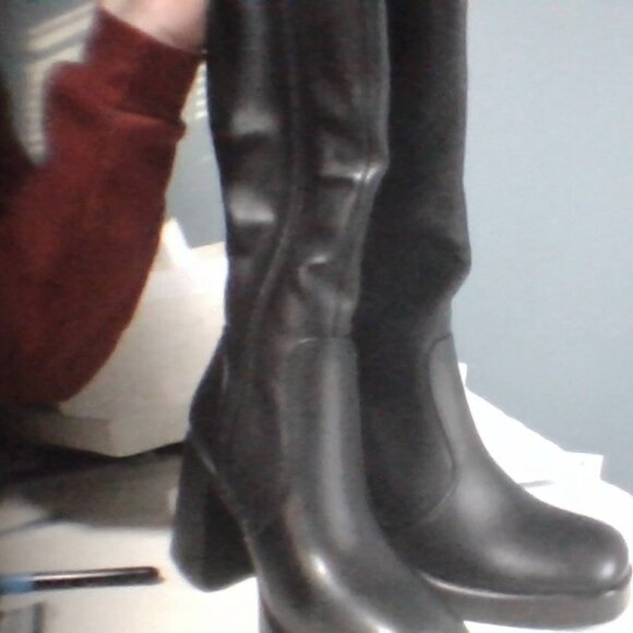 Sovanyou, Knee High Heel Platform Boots, size 37 - Picture 4 of 4